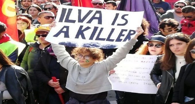 manifestazione studenti a Taranto, fonte PeaceLink